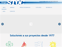 Tablet Screenshot of grupostoc.com